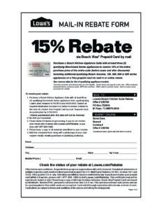 Lowe s Benchmark Rebate Form Ask Bosch Lowes